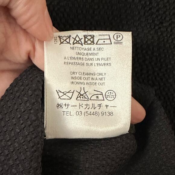 Givenchy Kimono Sleeve Black Top Silk blend Gathered front IT 38 - Picture 11 of 14